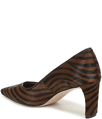 Naturalizer Estee Zebra Print Calf Hair Snip Toe Pumps