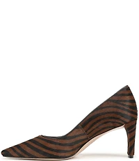 Naturalizer Estee Zebra Print Calf Hair Snip Toe Pumps