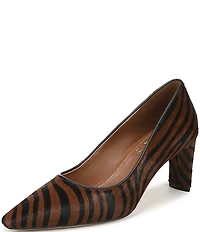 Naturalizer Estee Zebra Print Calf Hair Snip Toe Pumps
