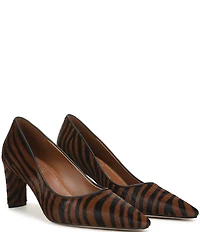 Naturalizer Estee Zebra Print Calf Hair Snip Toe Pumps