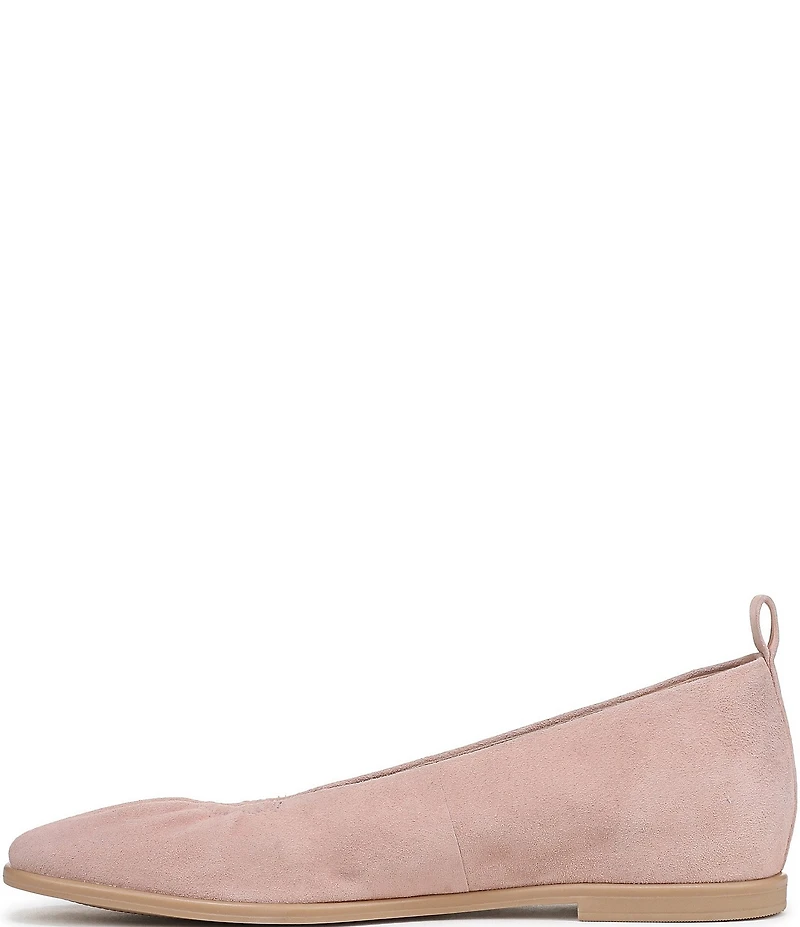 Naturalizer Estie Gathered Suede Ballet Flats