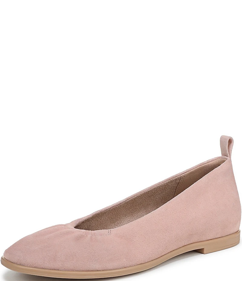 Naturalizer Estie Gathered Suede Ballet Flats