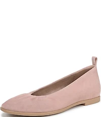 Naturalizer Estie Gathered Suede Ballet Flats