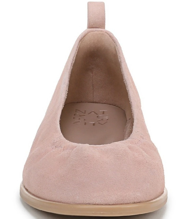 Naturalizer Estie Gathered Suede Ballet Flats