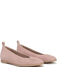 Naturalizer Estie Gathered Suede Ballet Flats