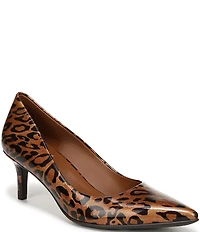 Naturalizer Everly Patent Leopard Print Pumps