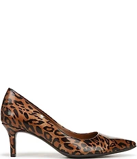 Naturalizer Everly Patent Leopard Print Pumps