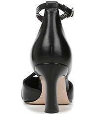 Naturalizer Ezlyn Leather Pointed Toe T-Strap Dress Pumps