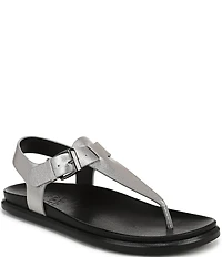 Naturalizer Fab Leather Thong Slide Sandals
