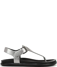 Naturalizer Fab Leather Thong Slide Sandals