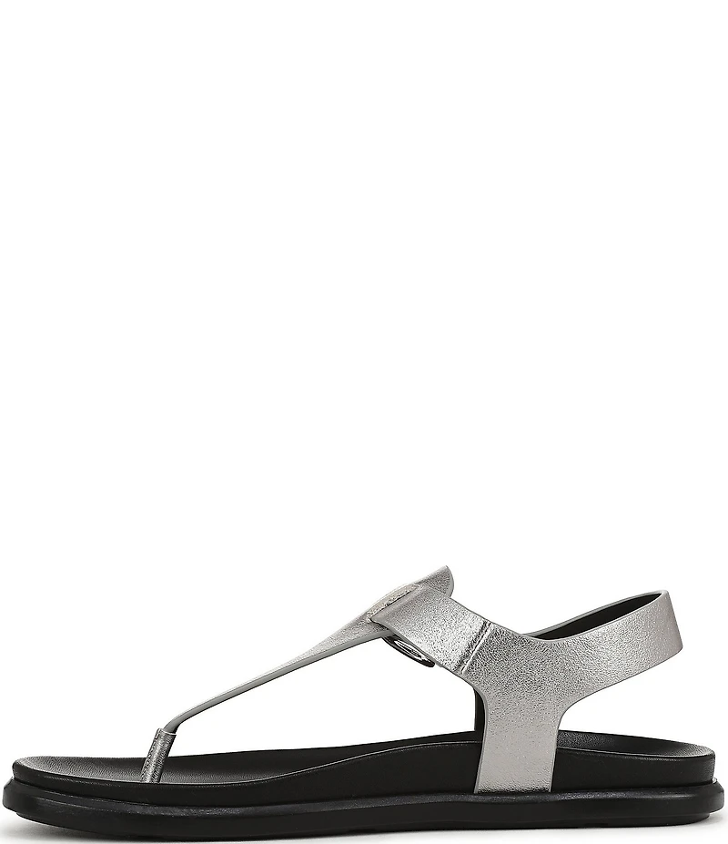 Naturalizer Fab Leather Thong Slide Sandals