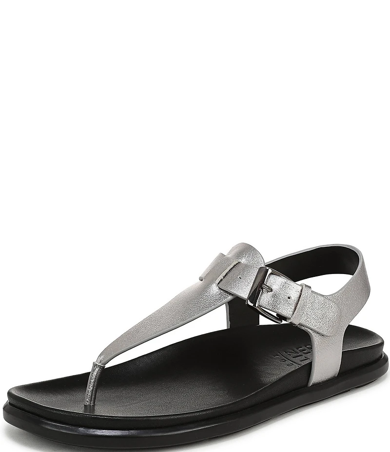 Naturalizer Fab Leather Thong Slide Sandals