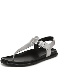 Naturalizer Fab Leather Thong Slide Sandals
