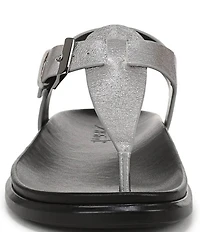 Naturalizer Fab Leather Thong Slide Sandals