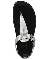 Naturalizer Fab Leather Thong Slide Sandals
