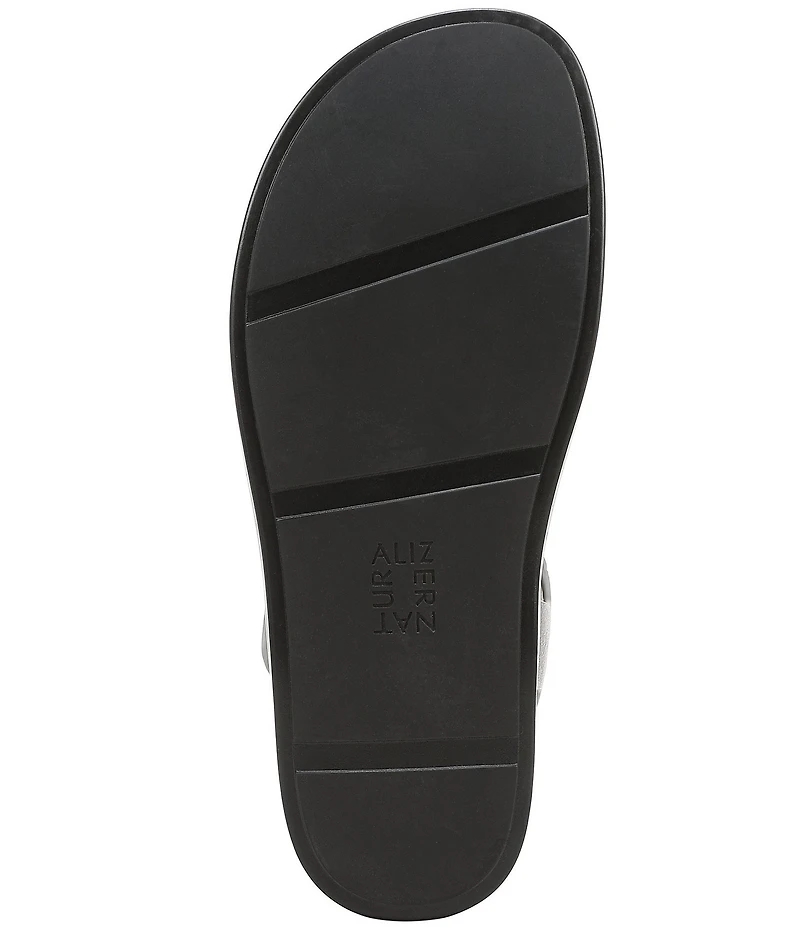 Naturalizer Fab Leather Thong Slide Sandals