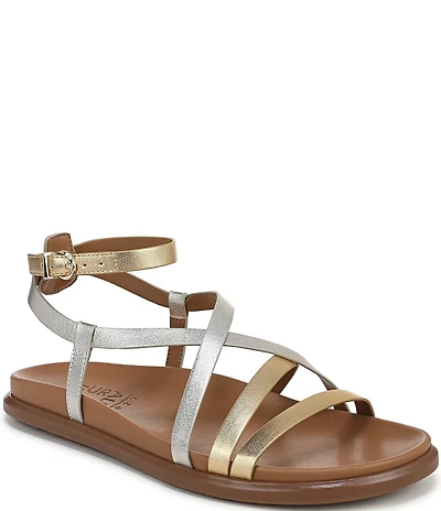 Naturalizer Fame Strappy Metallic Sandals