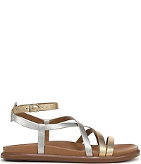 Naturalizer Fame Strappy Metallic Sandals
