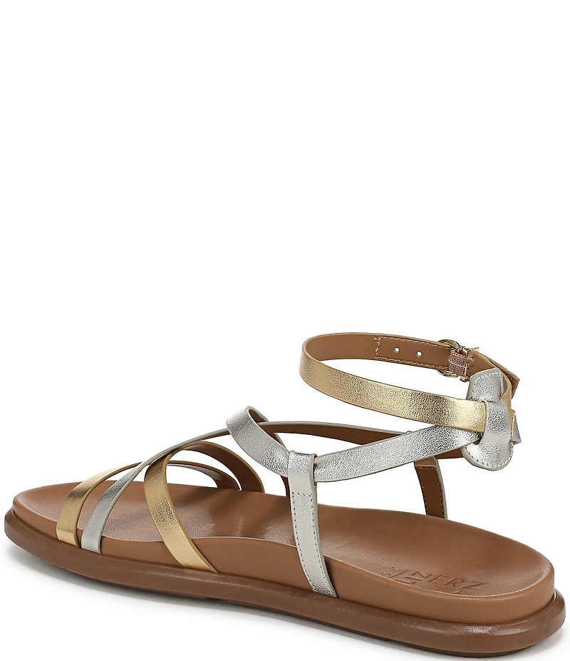 Naturalizer Fame Strappy Metallic Sandals