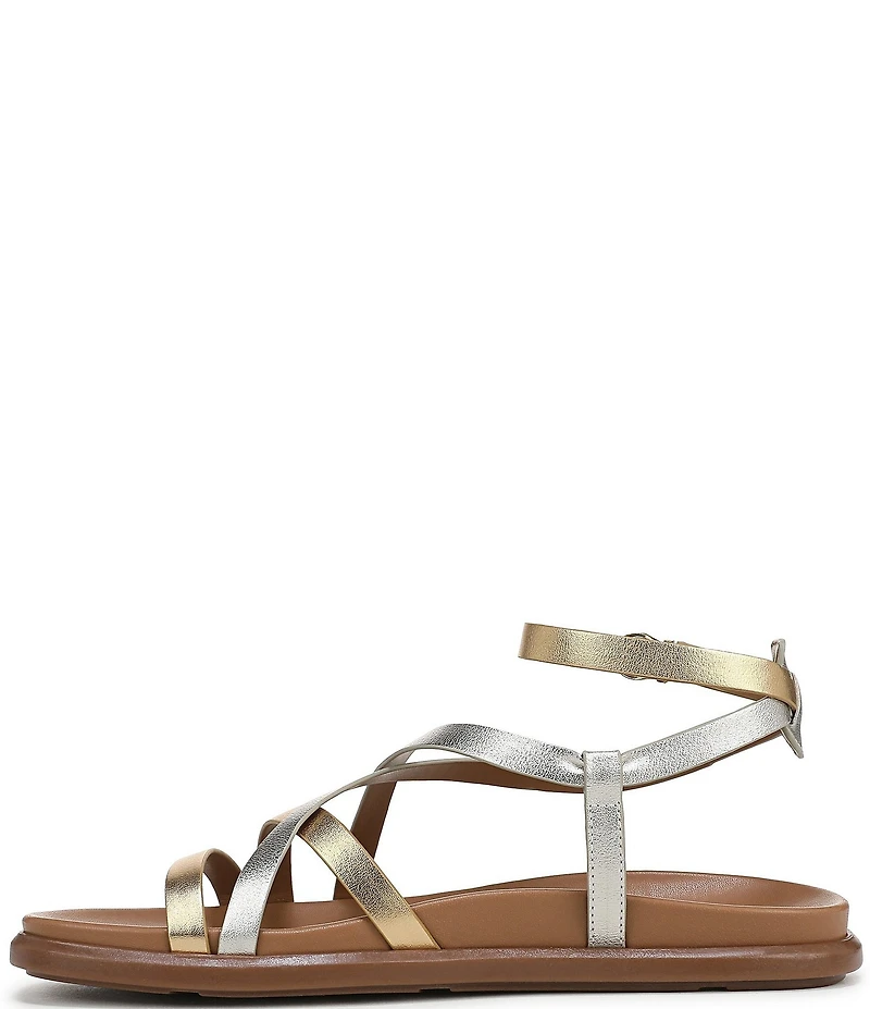 Naturalizer Fame Strappy Metallic Sandals