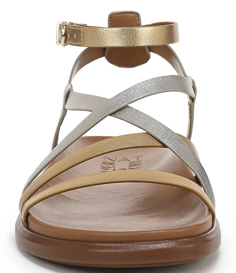 Naturalizer Fame Strappy Metallic Sandals