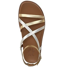 Naturalizer Fame Strappy Metallic Sandals