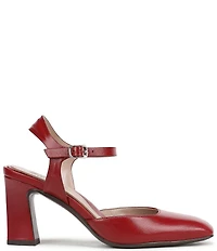 Naturalizer Frankie Leather Ankle Wrap Pumps