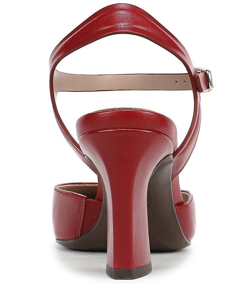 Naturalizer Frankie Leather Ankle Wrap Pumps