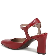 Naturalizer Frankie Leather Ankle Wrap Pumps