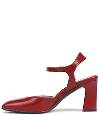 Naturalizer Frankie Leather Ankle Wrap Pumps