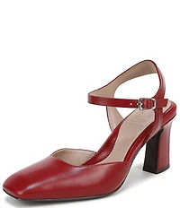 Naturalizer Frankie Leather Ankle Wrap Pumps