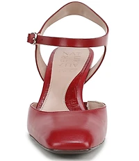 Naturalizer Frankie Leather Ankle Wrap Pumps