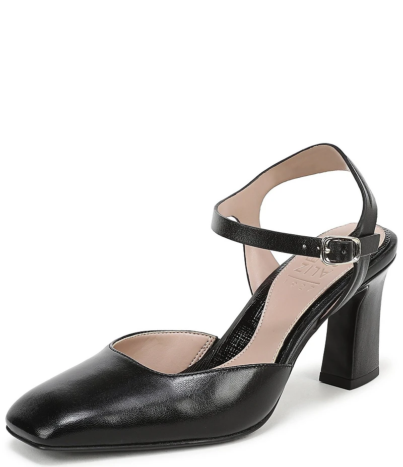 Naturalizer Frankie Leather Ankle Wrap Pumps
