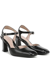 Naturalizer Frankie Leather Ankle Wrap Pumps