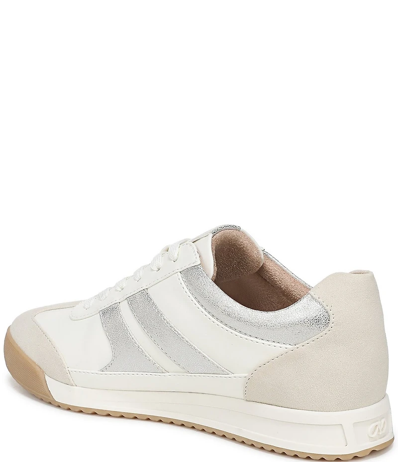 Naturalizer Garnet Nubuck Metallic Accent Lace Up Sneakers