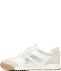 Naturalizer Garnet Nubuck Metallic Accent Lace Up Sneakers
