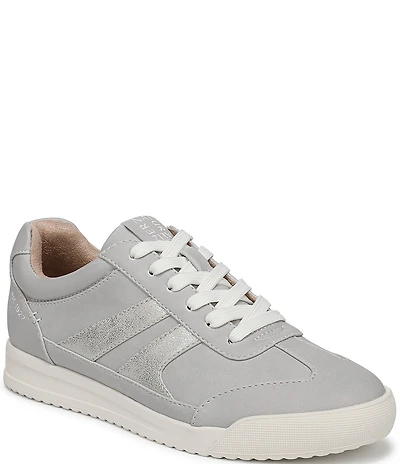 Naturalizer Garnet Nubuck Metallic Accent Lace Up Sneakers