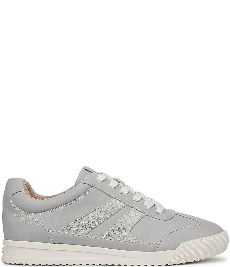 Naturalizer Garnet Nubuck Metallic Accent Lace Up Sneakers