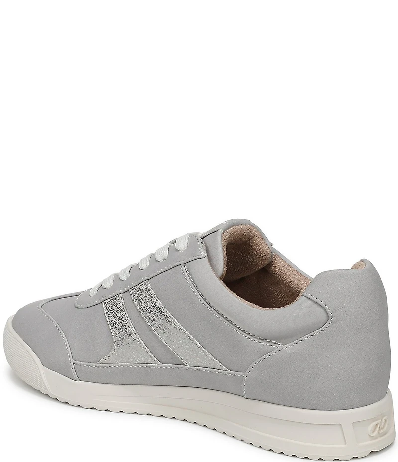 Naturalizer Garnet Nubuck Metallic Accent Lace Up Sneakers