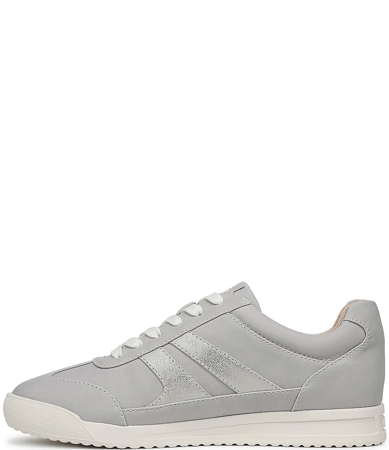 Naturalizer Garnet Nubuck Metallic Accent Lace Up Sneakers