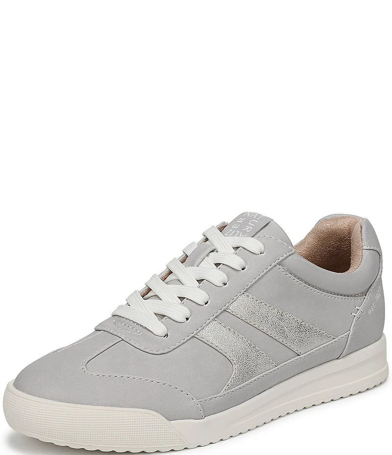 Naturalizer Garnet Nubuck Metallic Accent Lace Up Sneakers