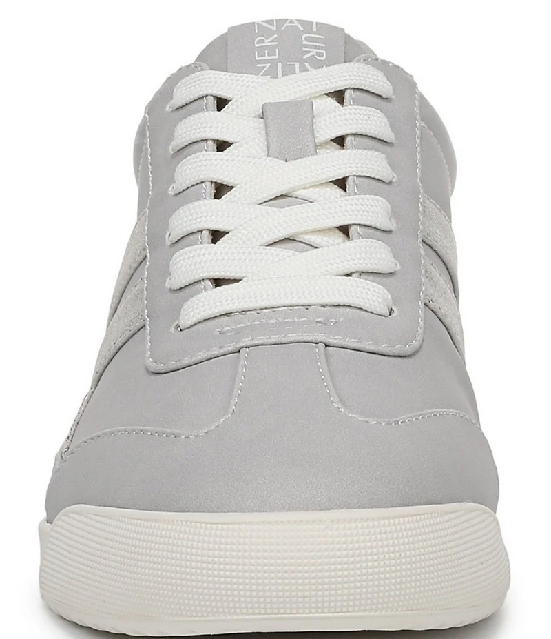 Naturalizer Garnet Nubuck Metallic Accent Lace Up Sneakers