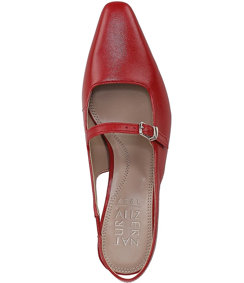 Naturalizer Gemini Leather Slingback Mary Jane Pumps