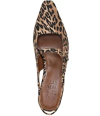 Naturalizer Gemini Leopard Suede Mary Jane Slingback Dress Pumps