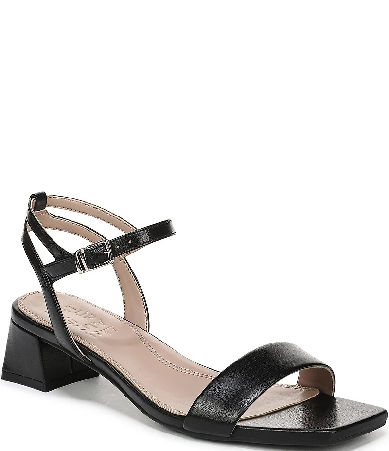 Naturalizer Hana Leather Ankle Wrap Dress Sandals