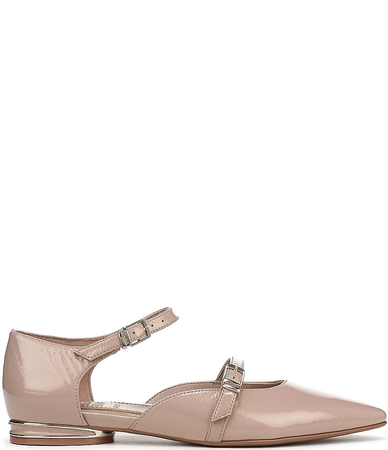 Naturalizer Harmony Leather Ankle Strap Mary Jane Ballet Flats
