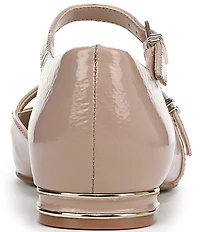 Naturalizer Harmony Leather Ankle Strap Mary Jane Ballet Flats