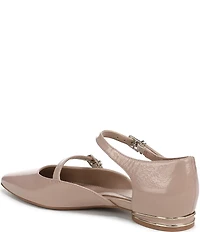 Naturalizer Harmony Leather Ankle Strap Mary Jane Ballet Flats