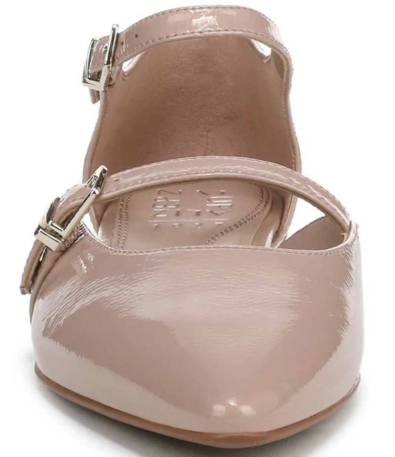 Naturalizer Harmony Leather Ankle Strap Mary Jane Ballet Flats