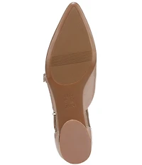Naturalizer Harmony Leather Ankle Strap Mary Jane Ballet Flats